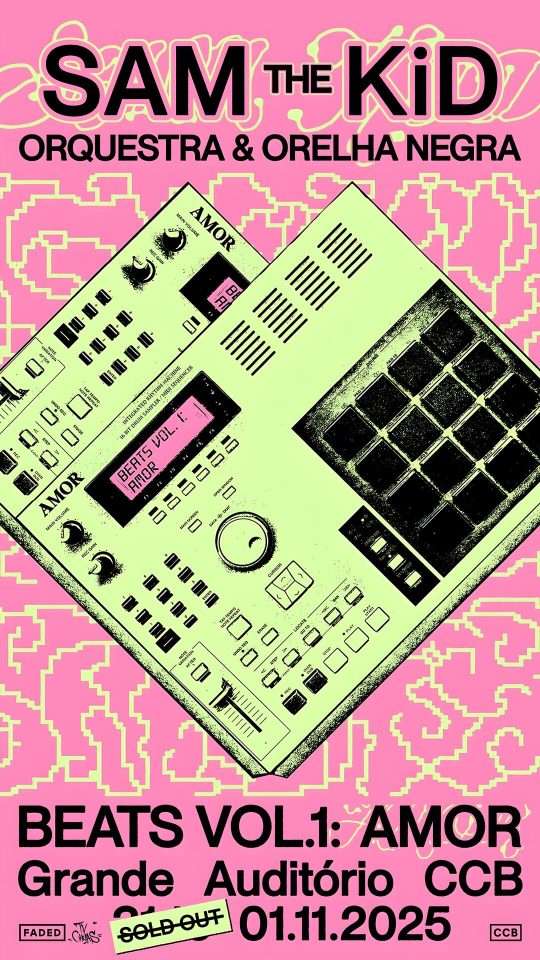 Sam The Kid: "Beats Vol. 1 Amor" no CCB - Nova Data