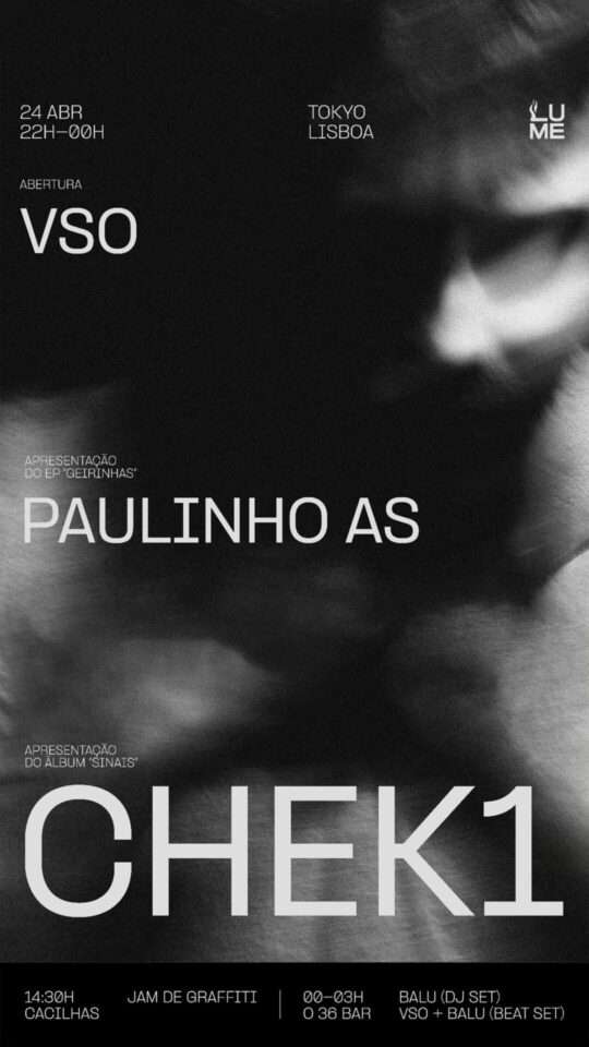 Paulinho AS & Check1 no Tokyo Lisboa