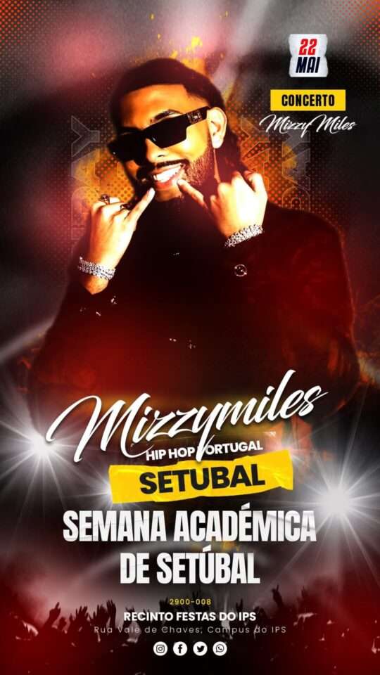 Mizzy Miles: Semana Académica de Setúbal, 2025