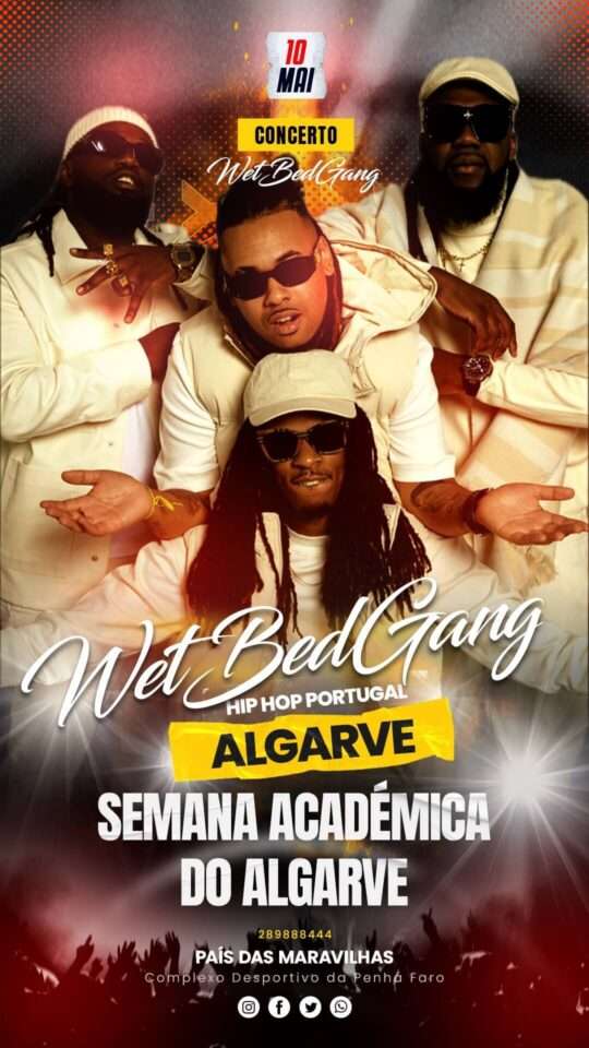 Wet Bed Gang: Semana Académica do Algarve, 2025
