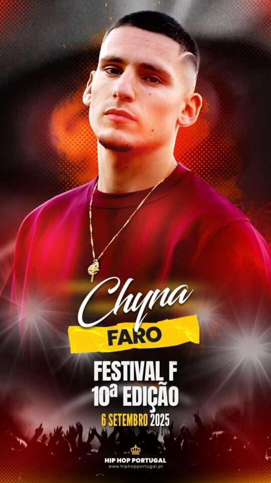 Chyna: Festival F em Faro, 2025 Chyna: Festival F em Faro, 2025