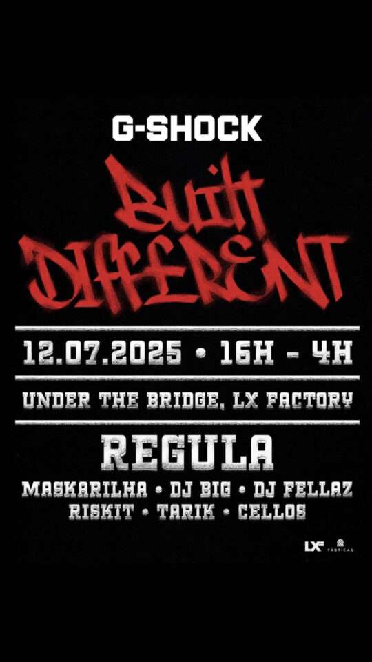 Regula: "G-Shock - Built Different" no LX Factory