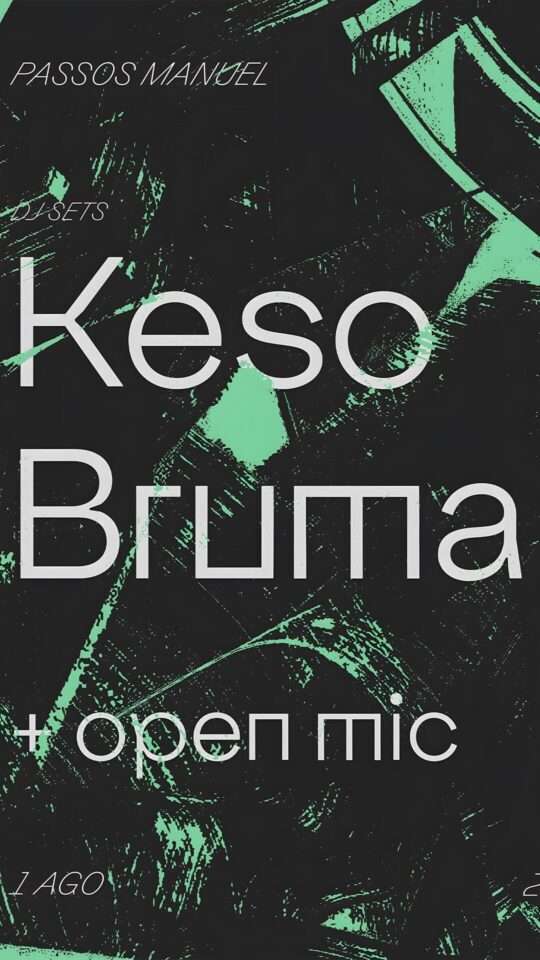 A Clique: DJ Sets de Keso e Bruma com Open Mic A Clique: DJ Sets de Keso e Bruma com Open Mic