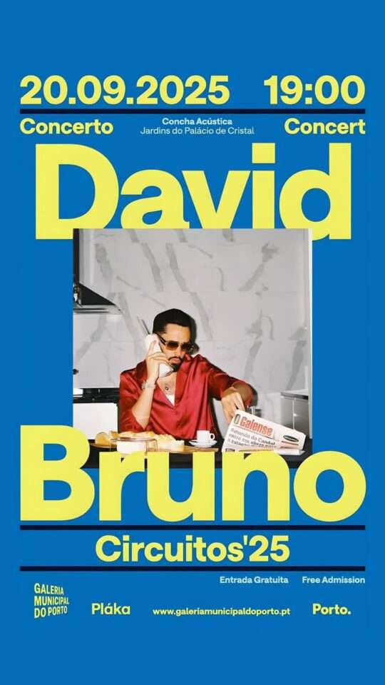 David Bruno: Circuitos '25 no Palácio de Cristal