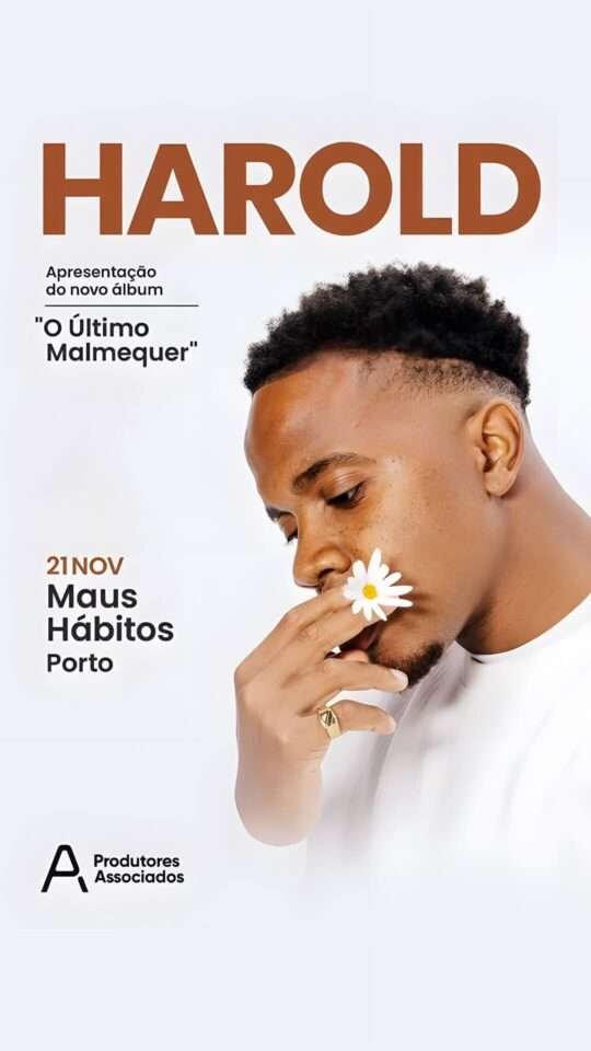 Harold: Apresentação de "O Último Malmequer" no Maus Hábitos, no Porto Harold: Apresentação de "O Último Malmequer" no Maus Hábitos, no Porto