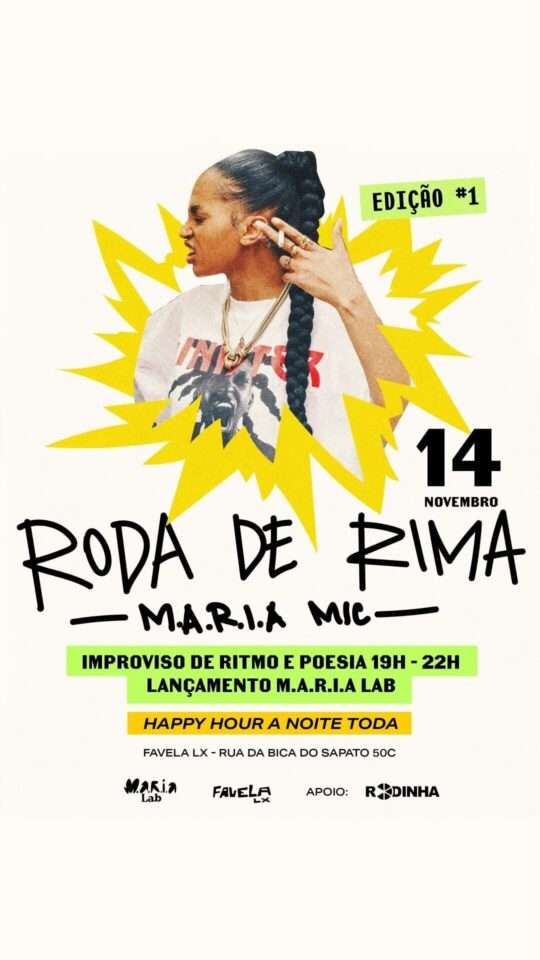 M.A.R.I.A Mic: Roda de Rima - 1ª Edição M.A.R.I.A Mic: Roda de Rima - 1ª Edição