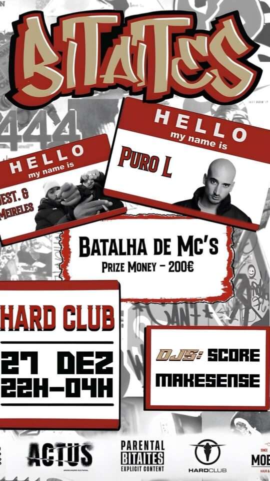 Bitaites: 6ª Edição no Hard-Club