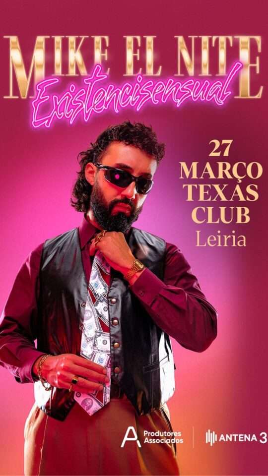 Mike El Nite: "Existencisensual" no Texas Club, em Coimbra Mike El Nite: "Existencisensual" no Texas Club, em Coimbra