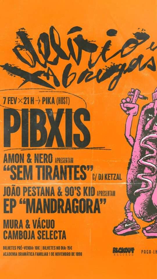 Pibxis: Apresentação de "Delírio Em Xabregas", Lisboa '26